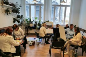 tréning - csoportmunka